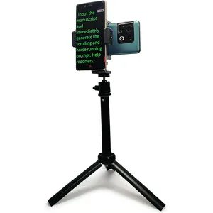 PaiPaiGo Teleprompter iPhone & Android, Double Phone Holder for Video Recording, Neewer Teleprompter Kit, The Collapsing Design Allows for Easy Storage and Transport.